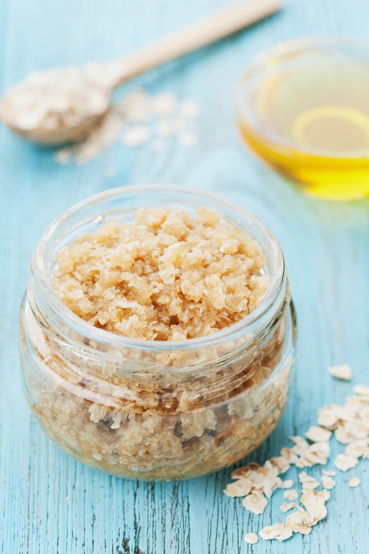 Homemade cosmetic for peeling and spa care, body scrub