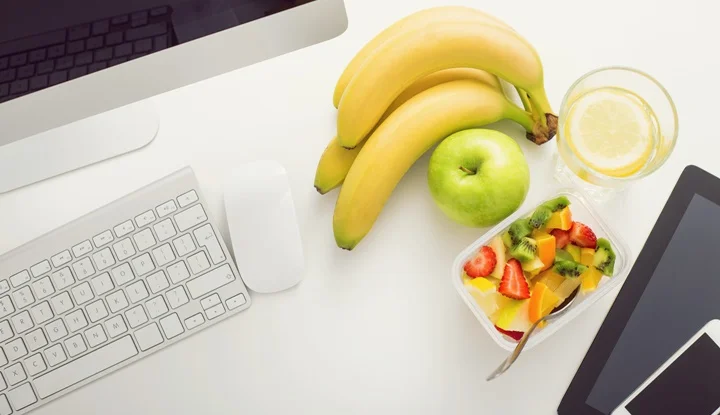 Working space in office and modern technology