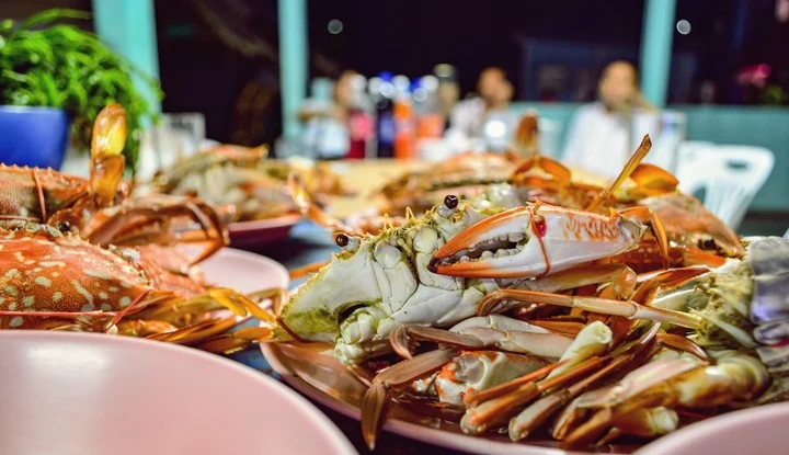 Steamed crab feast